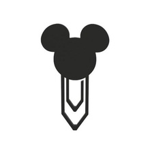paper clip home mouse mickey 3d print model - Mito3D