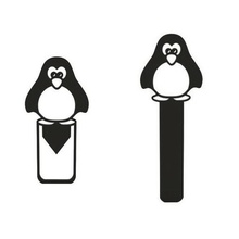 paper clip bookmark penguin bird animal 3d print model - Mito3D