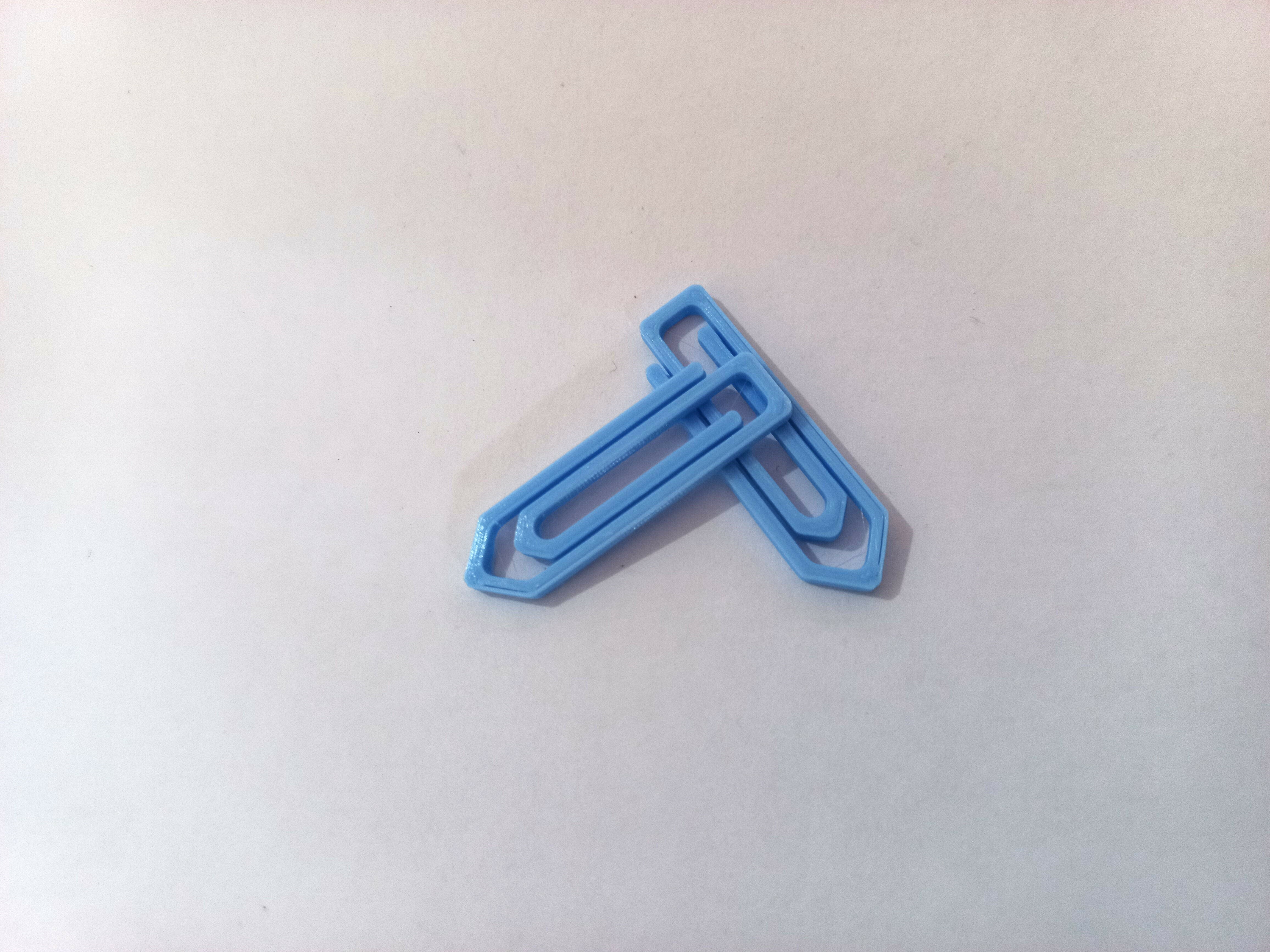 Papier Clips Zuhause Haus Schreibtisch Schreibwaren Geschäft Schule Clip Verschluss 3D print model - Mito3D