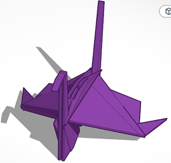 paper crane paper crane  3d print model - Mito3D
