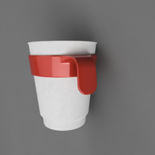 paper cup holder design 3d print model - Mito3D