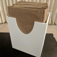 carta da supporto per borse della spesa casa organizzazione di archiviazione sacchetto borsa drogheria titolare 3d print model - Mito3D