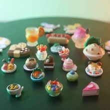 kağıt Mario yemek tarifi Toplamak 3 takı kek takılar kurabiye oyuncak bebek evi Gıda mobilya meyve minyatür minyatürler turta salata Süper 3d print model - Mito3D