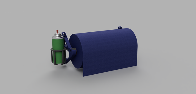 paper roll holder 3d print model - Mito3D