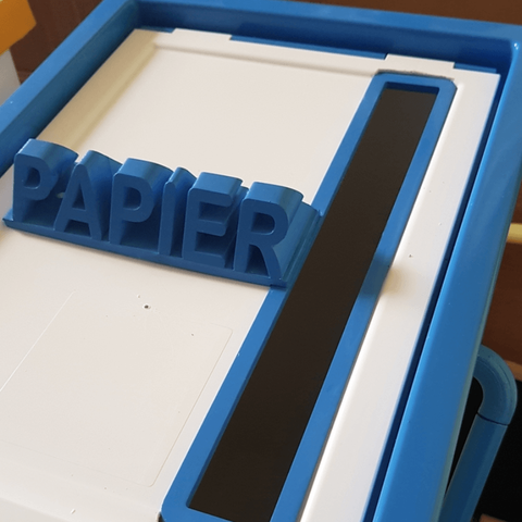 slot de papel caixas correio a casa bin caixa paperslot reciclar reciclagem 3D print model - Mito3D