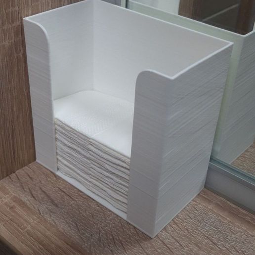 paper tissue holder kanteen kleenex box kleen organization 3D print model - Mito3D