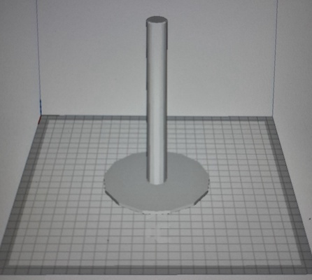 kağıt havlu kulp destek ev modern stil mutfak dekor 3d print model - Mito3D