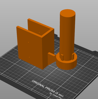 paper towel holder shop 3d print model - Mito3D