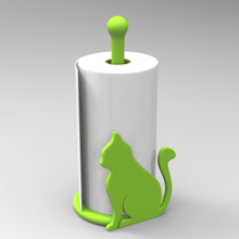 paper towel holder home stand kitchen 3d print model - Mito3D