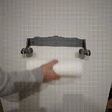 rollo de toallas papel titular casa almacenamiento gadget útil en la práctica el apoyo automático 3d print model - Mito3D