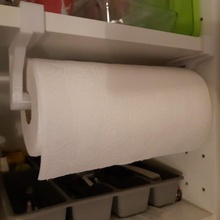 paper towel roll holder home cuisine support rolls sopalin wipes everything off storage 3d print model - Mito3D