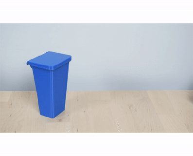 Papier Müll Behälter Korb Band Büro Spielzeug Basketball entspannen Stress 3d print model - Mito3D