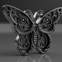 Papillon Arte mariposa decoración jardín 3d print model - Mito3D