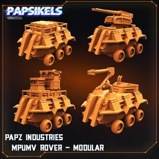 papz industries mpumv rover modular drone cargo sentry 3d print model - Mito3D