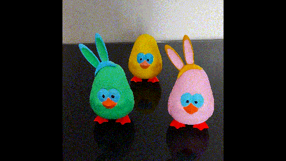 paque civciv Yumurta çikolata nazik tavşan güzel 3d print model - Mito3D