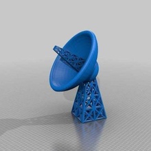 Parabol-Antenne - alien surfgirls ver Architektur Gebäude-Strukturen 3d print model - Mito3D