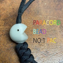 paracord bead 1 pac fashion edc edc bead paracord paracord bead bead pac pacman pacman bead 3d print model - Mito3D