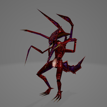 paradox-touched olthoi queen idle game asheron's asherons asheron 3d print model - Mito3D
