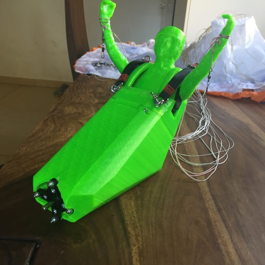 Gleitschirm-Motorschirm verschiedene Hang Motorschirm ppg glider Gleitschirm 3D print model - Mito3D