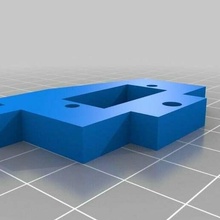 paramétrico 9g servo montar granja i3 auto cama arrasamiento 3d impresión bed leveling prusa 3d_printer_parts 3d print model - Mito3D