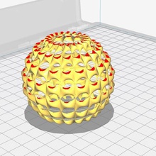paramétrico de bola arquitetura 3d print model - Mito3D
