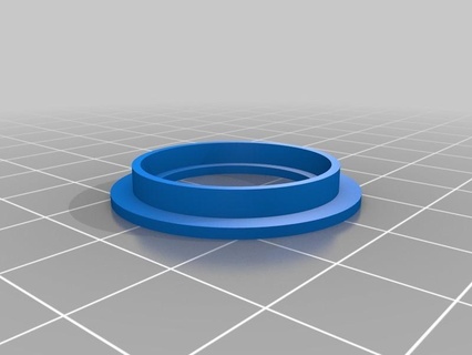 parametric bearing flange 3d printer parts 3d print model - Mito3D