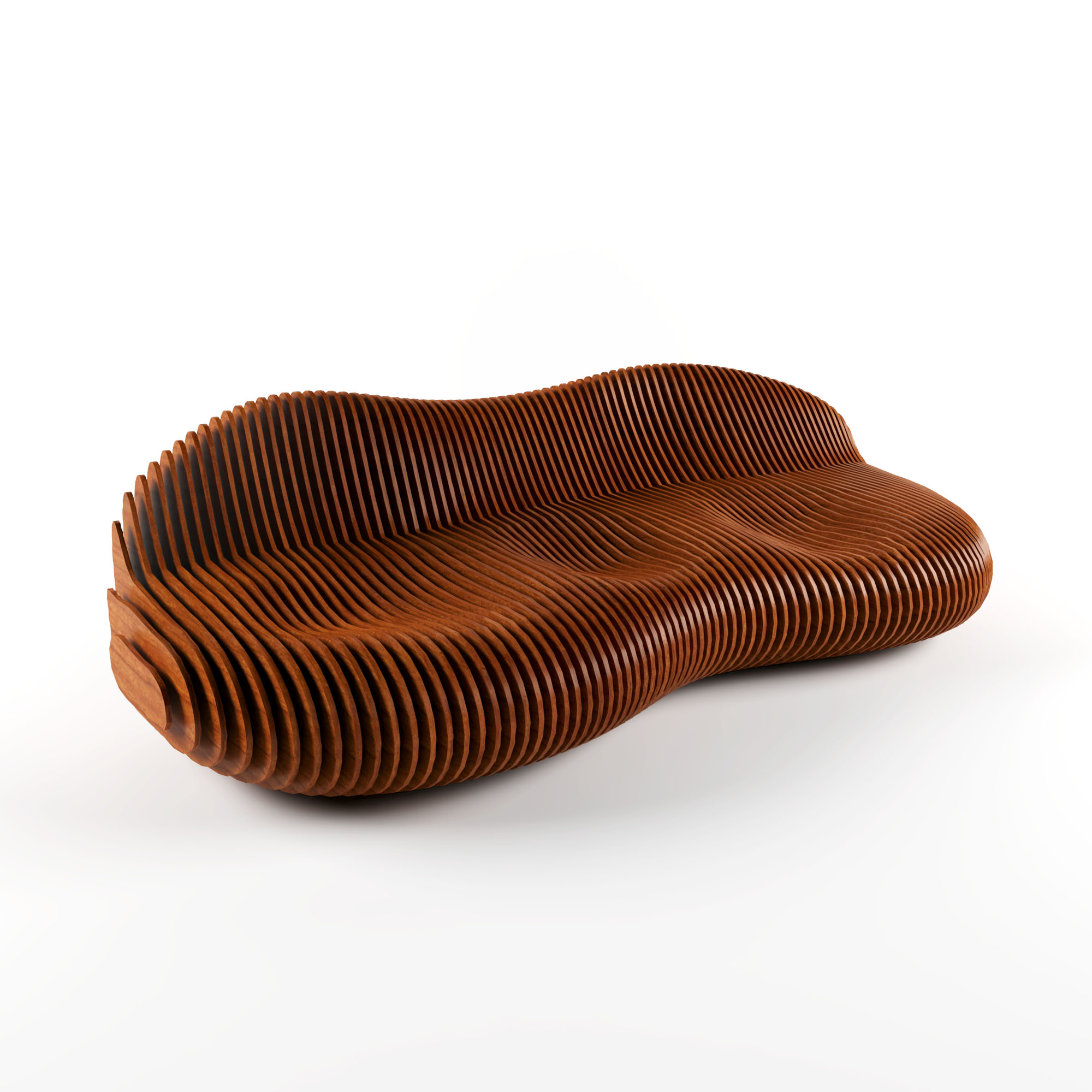 paramétrico bec silla sillón sofá mueble banco 3D print model - Mito3D