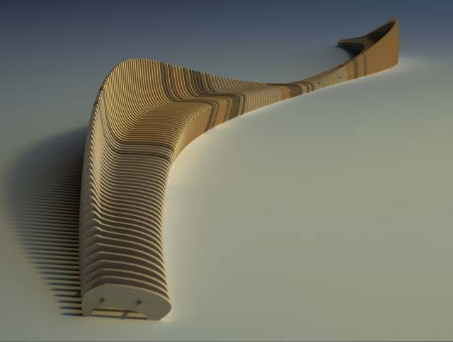 paramétrico banco silla sillón sofá mueble 3D print model - Mito3D