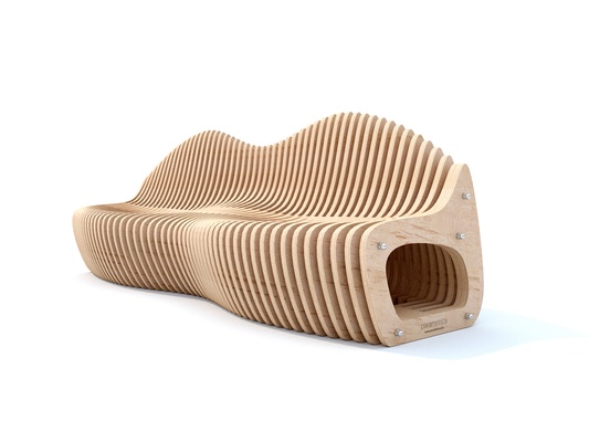 parametrico panchina sedia poltrona divano mobilia 3d print model - Mito3D