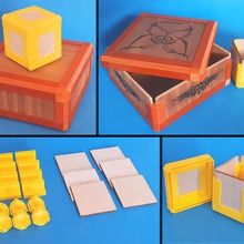 parametrico scatola di giunzione vari il fai da te stoccaggio consiglio comune connettore box 3d print model - Mito3D