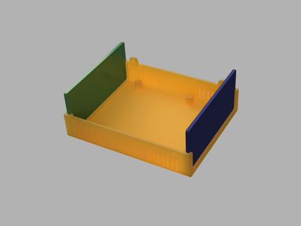 parametric box autodesk fusion 360 diy tools makers 3d print model - Mito3D