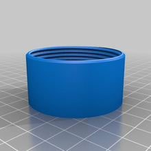parametric bsp drain pipe adapter thread fittings kitchen_dining 3d print model - Mito3D