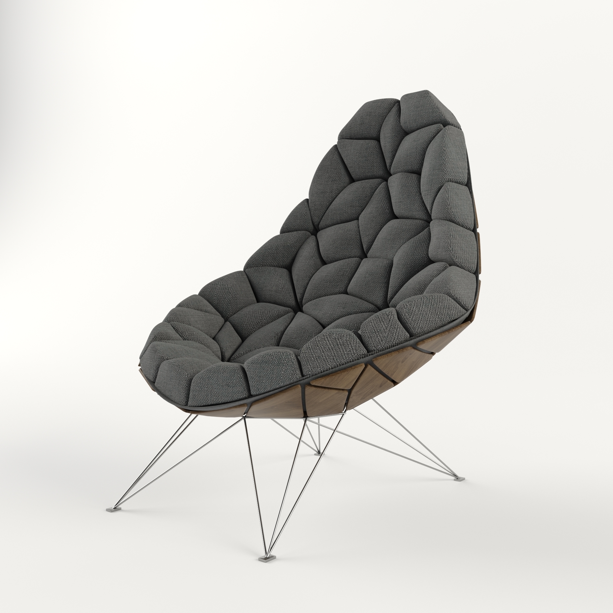 paramétrico silla sillón sofá mueble banco 3D print model - Mito3D