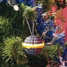 parametrico Natale decorazione ornamento albero math_art 3d print model - Mito3D