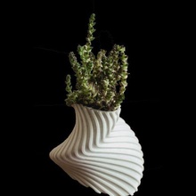 parametric design pot architecture decoration plants 3d print model - Mito3D
