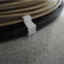 parametric filament clip tool 3d printing customizable customizer guide holder spool 3d print model - Mito3D