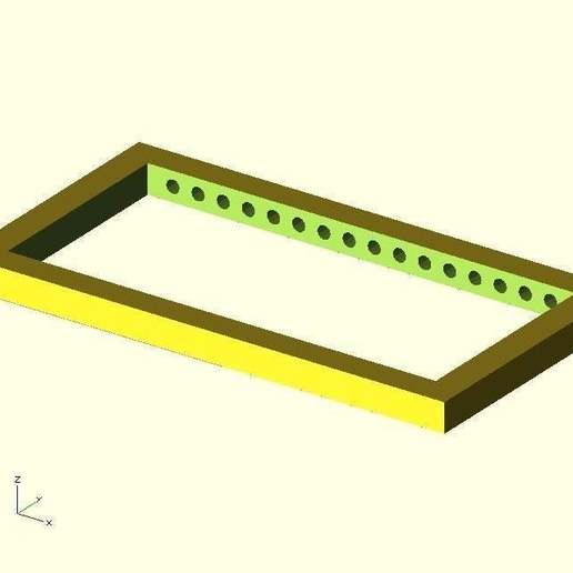 parametrische filament Rahmen tool Farbe Kunststoff 3d Drucker Zubehör 3D print model - Mito3D