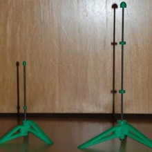 parametric flute stand tool 3d print model - Mito3D