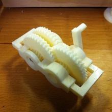 parametrico 27 1 gearset vari demo l'istruzione a spina di pesce openscad snapfit 3d print model - Mito3D