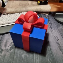 parametrico regalo scatola arco gioco giocattolo 3d print model - Mito3D