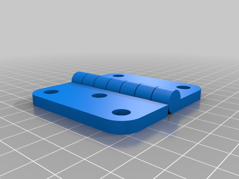 parametric hinge smegedd customized parts 3D print model - Mito3D