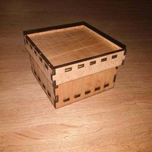 parametric lasercut box lid openscad tool_holders_boxes 3d print model - Mito3D