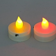 paramétrico led velas de té del sombrero casa personalizador la decoración ornamento los adornos rgb candelita xmas 3d print model - Mito3D