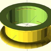 parametric pulley bearing customizer mendel openscad part reprap upgrade parts 3d print model - Mito3D