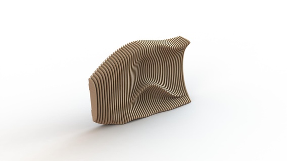 parametrik resepsiyon 4 mimari kanepe dekor ofis ev lazer cnc yönlendirici Odun 2d 3d tasarım sandalye kesmek Sanat pinterest manzara masa dxf 3d print model - Mito3D
