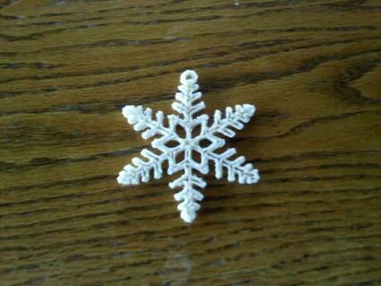 parametric snowflake ornament Various christmas customizer experiment flat openscad useful script 3d print model - Mito3D