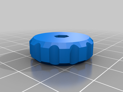 parametric thumb wheel 3d printer parts 3d print model - Mito3D