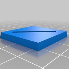 paramétrico wargaming base 25mm diag ranura personalizado toy_game_accessories 3d print model - Mito3D