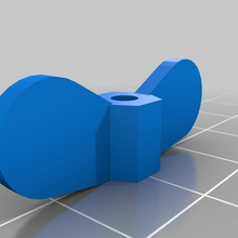 parametric wingnut customizer parts 3d print model - Mito3D