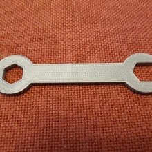 parametric wrench improved open 3d print model - Mito3D
